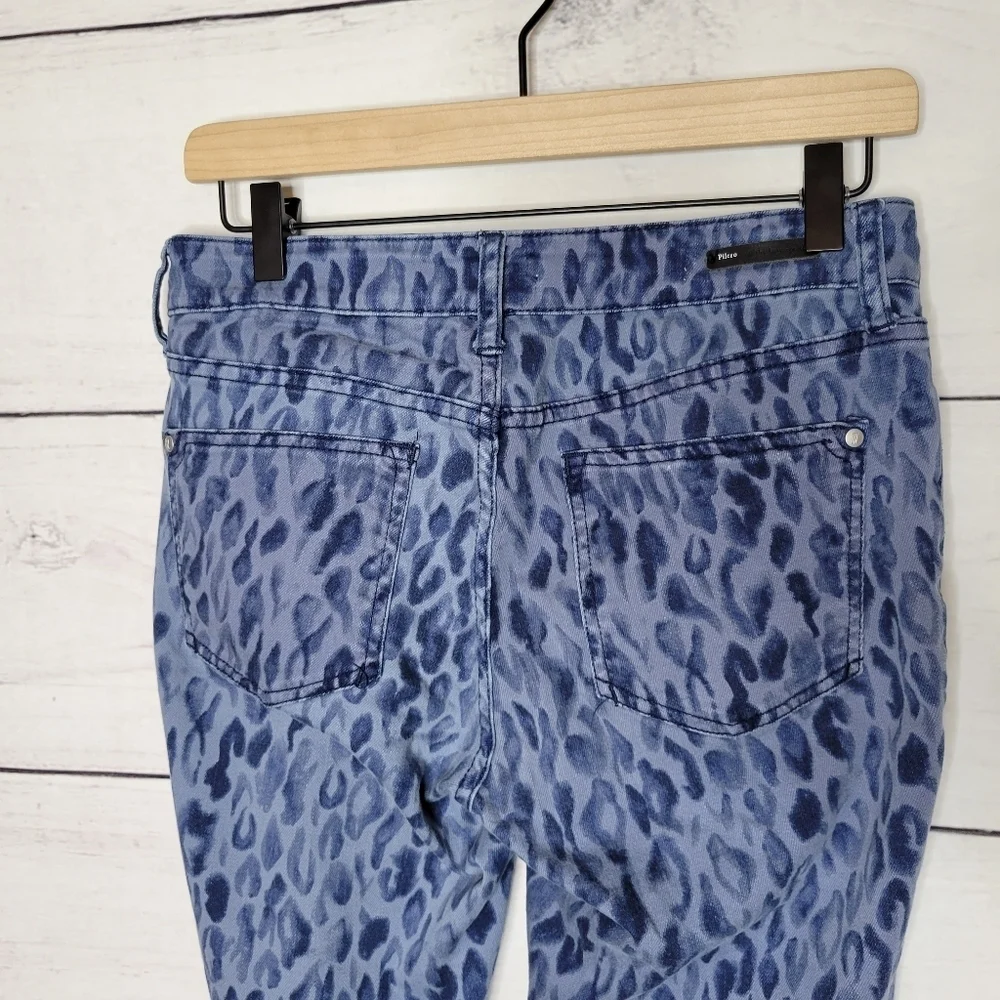 Pilcro And The Letterpress Anthro‎ Leopard Mid-Rise Skinny Jeans